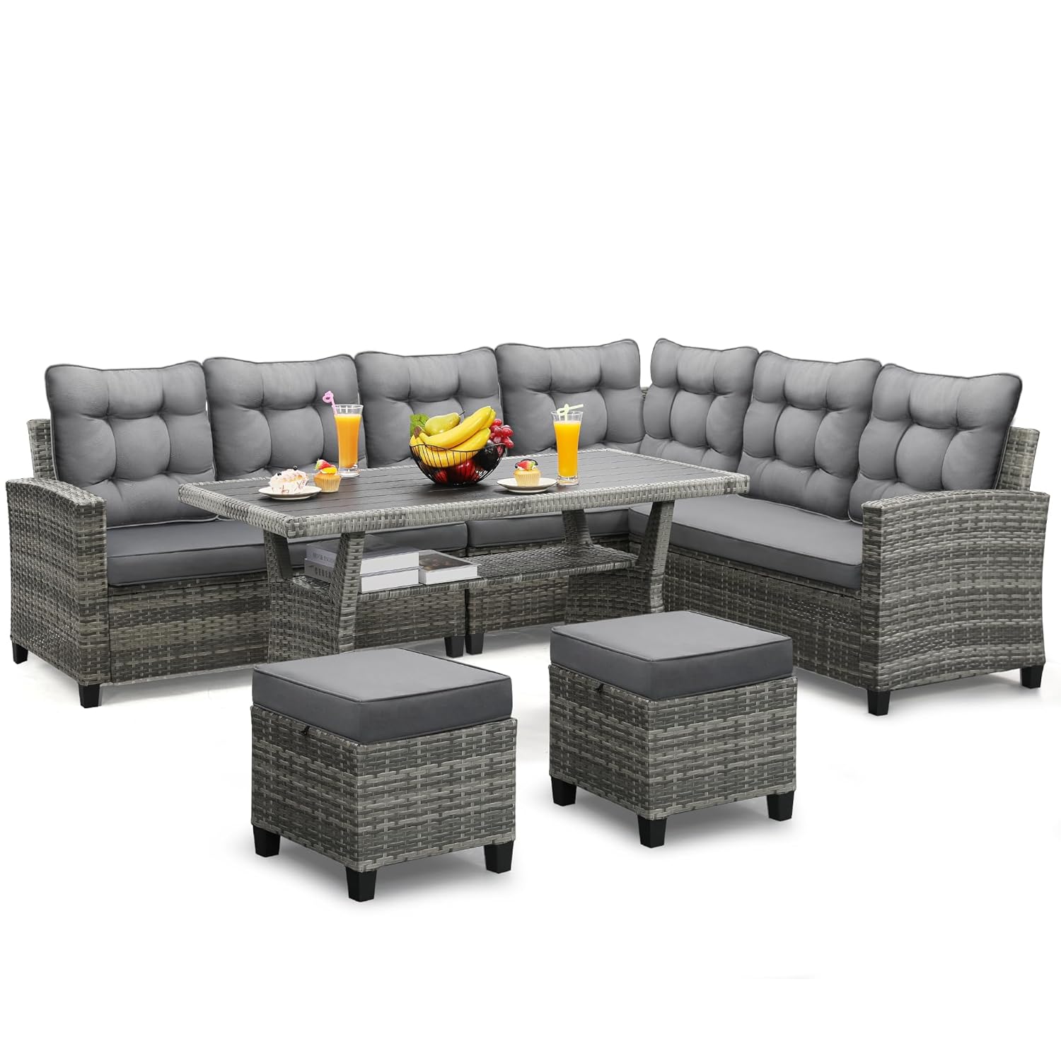Outdoor Furniture Dining Set - Conjunto de móveis para pátio com