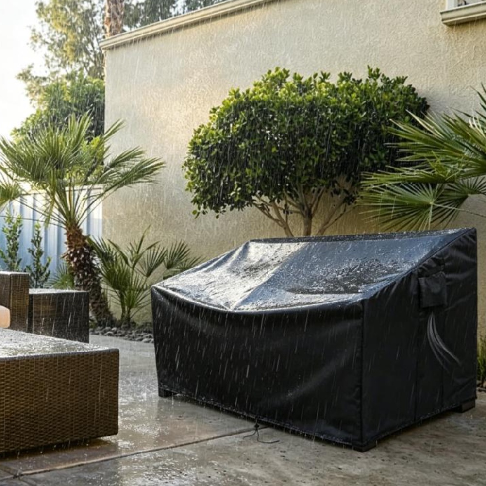 Outdoor Furniture Fabric Waterproof - Capa para Sofá de Pátio Resistente,