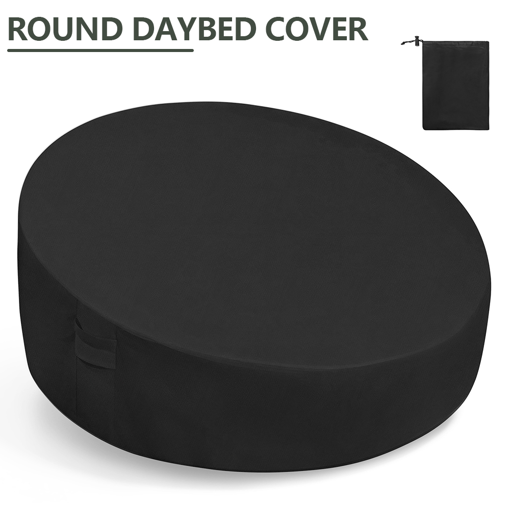 Outdoor Furniture Fabric Waterproof - Capa Redonda para Espreguiçadeira 210D em