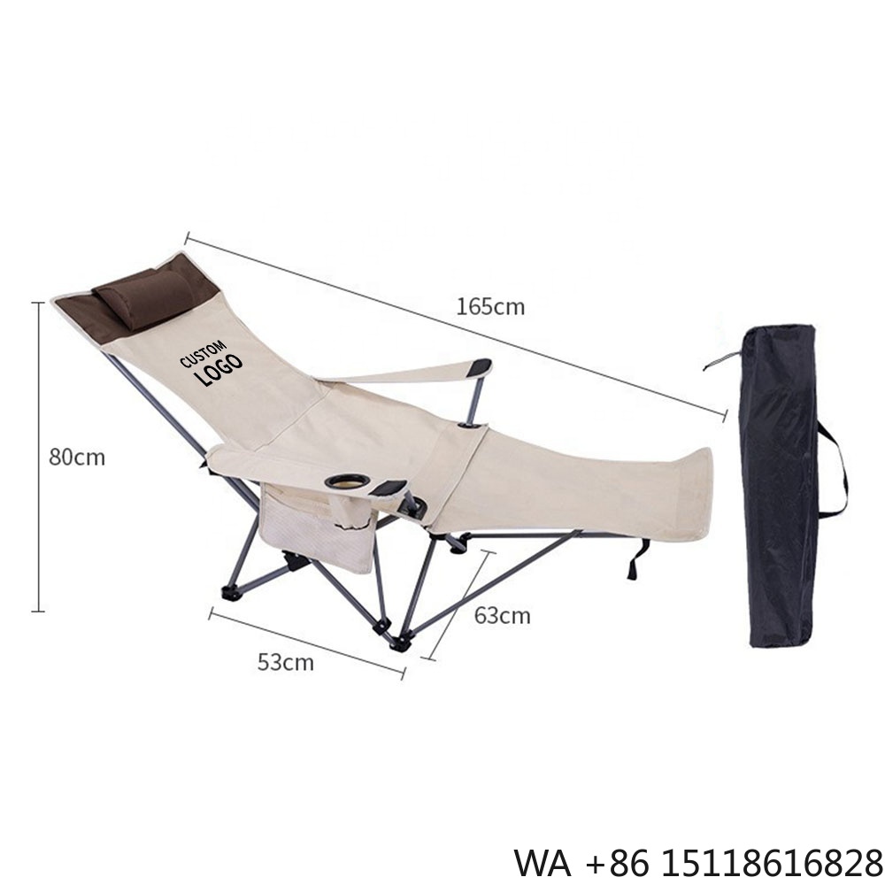 Outdoor Furniture For Patio - Cadeira Reclinável Portátil e Dobrável, Leve