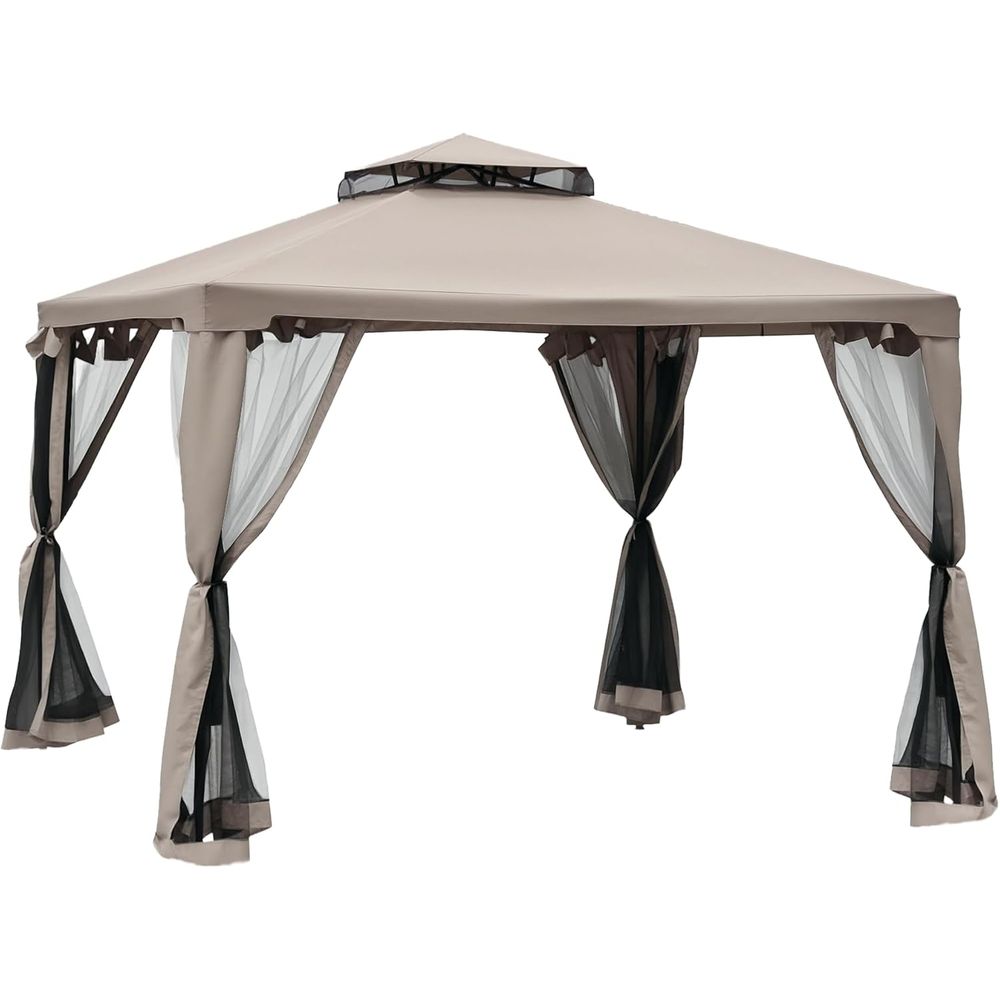 Outdoor Furniture For Patio - Gazebo para pátio de 9,6' x