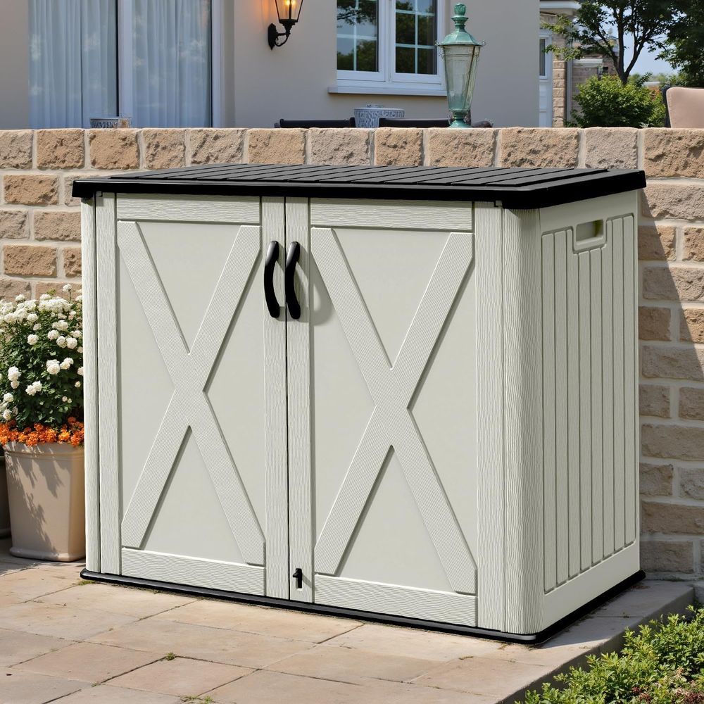 Outdoor Furniture With Storage - Armário de Armazenamento Externo de 26