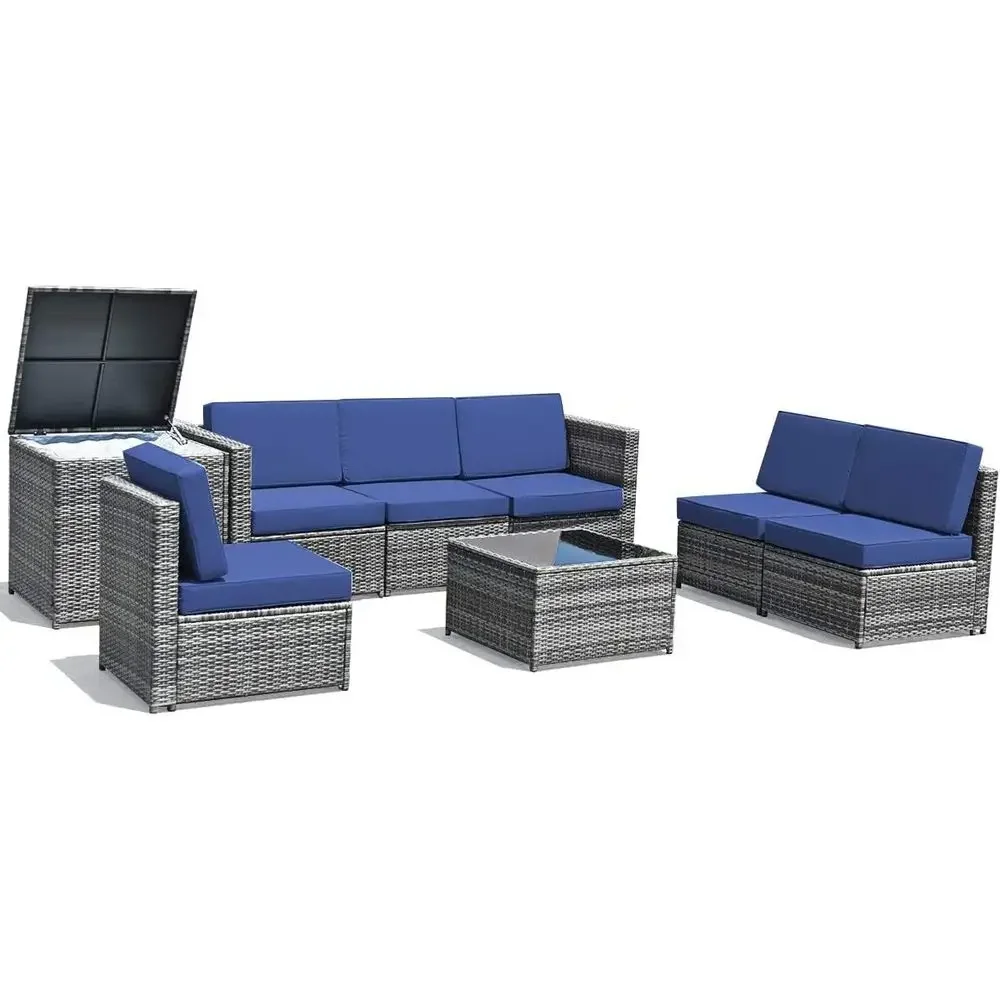 Outdoor Furniture With Storage - Conjunto de Móveis de Jardim em