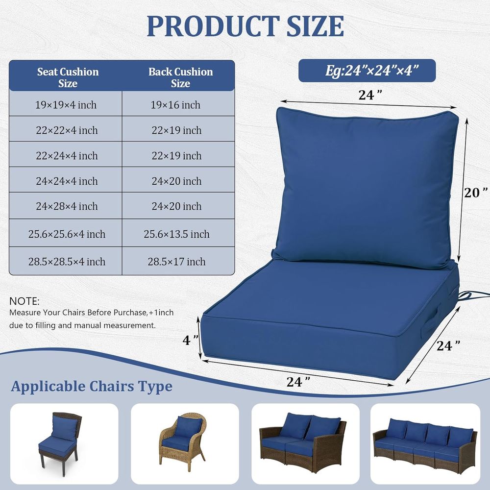 Conjunto de 4 Almofadas Profun - Outdoor Furniture For Patio avaliação e preço