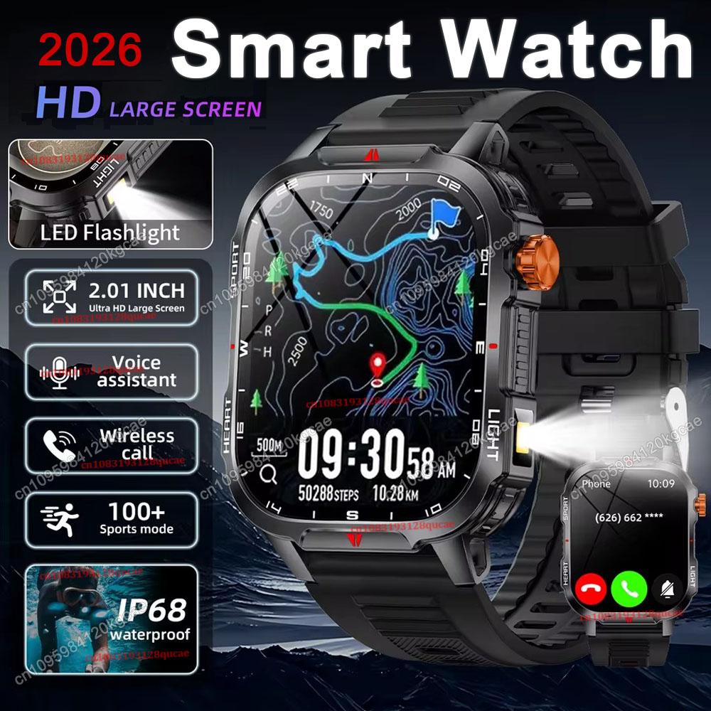 Novo Smartwatch Militar Robust - Outdoor Rug Waterproof avaliação e preço
