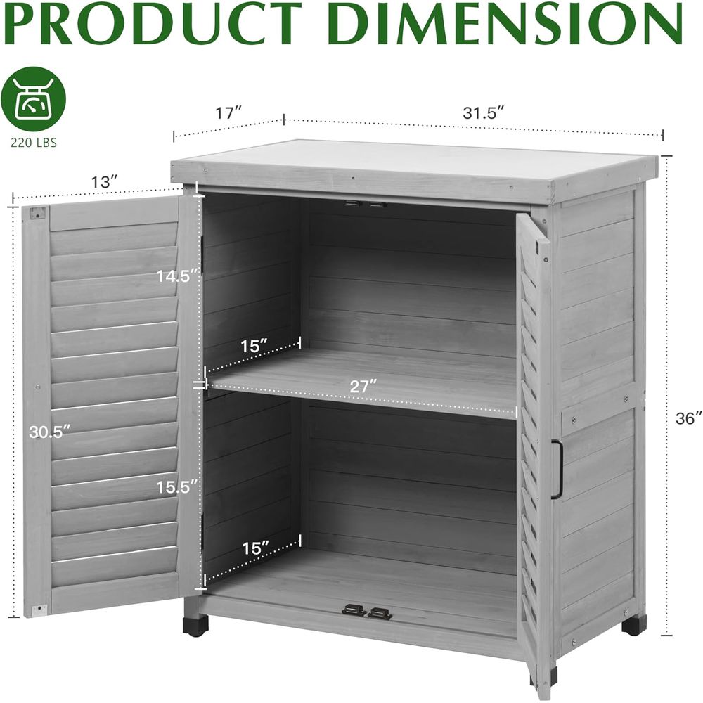 Armário de Armazenamento Exter - Outdoor Furniture With Storage avaliação e preço