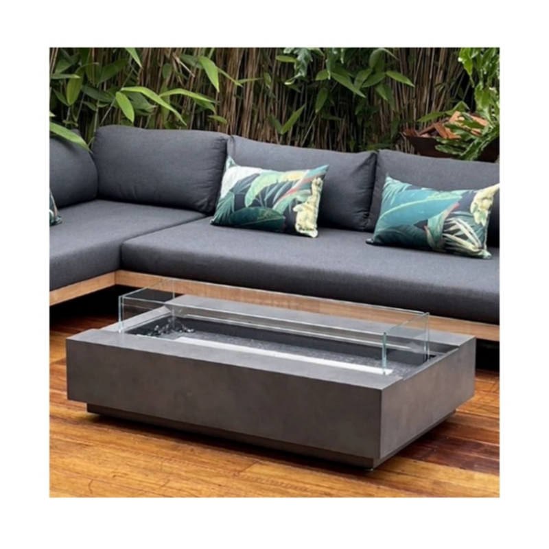 Conjunto de Móveis Externos Mo - Outdoor Furniture With Fire Pit avaliação e preço