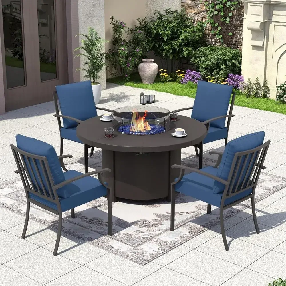 Conjunto de Móveis para Área E - Outdoor Furniture With Fire Pit avaliação e preço
