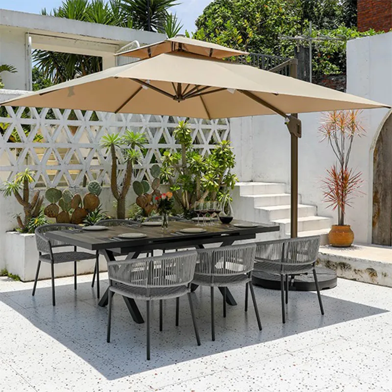 Conjunto de Mesa e Cadeiras Nó - Outdoor Furniture Dining Set avaliação e preço