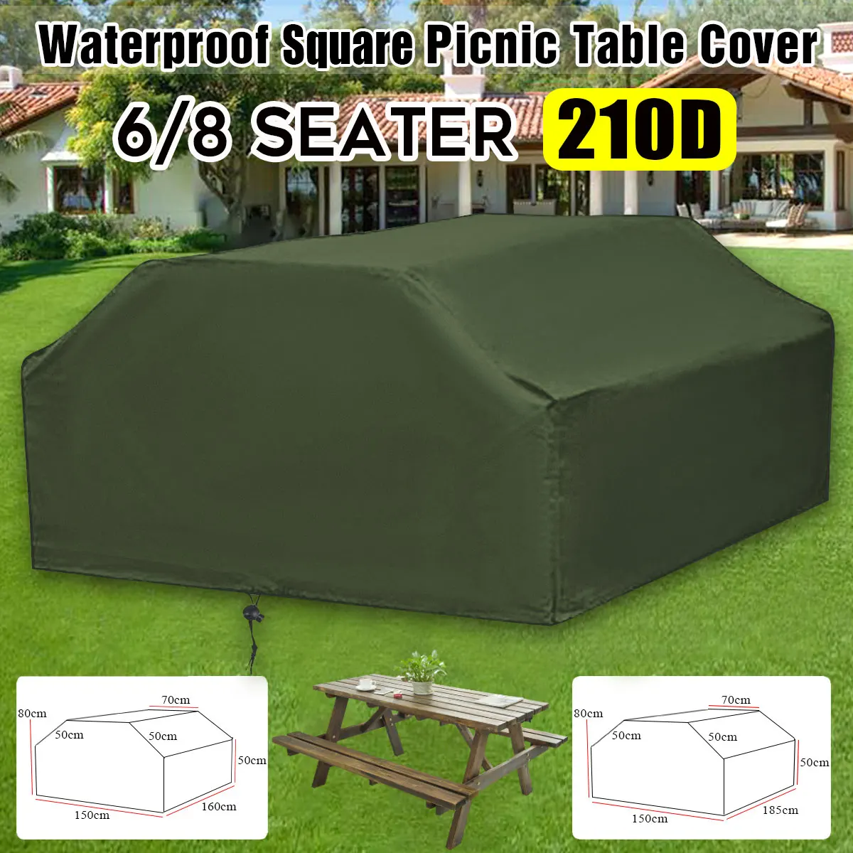 Toalha de Mesa Elástica e Capa - Outdoor Furniture Fabric Waterproof avaliação e preço