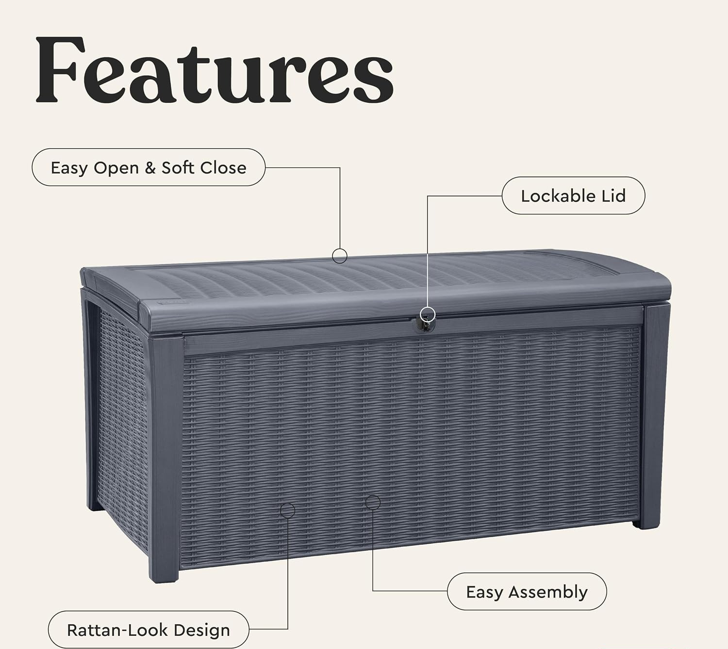 Caixa de Armazenamento Externa - Outdoor Furniture With Storage avaliação e preço