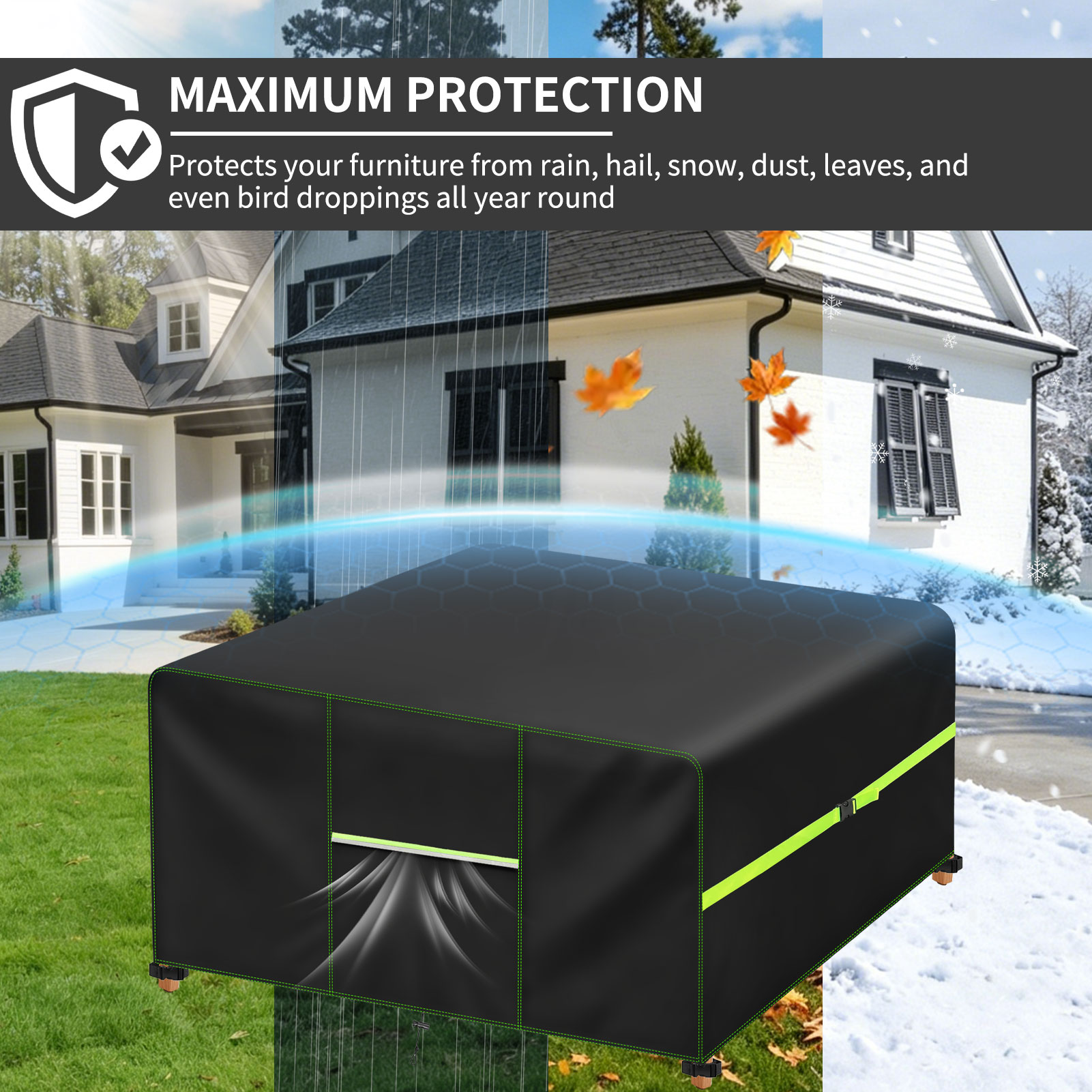 Capa para Móveis de Jardim com - Outdoor Furniture Fabric Waterproof avaliação e preço