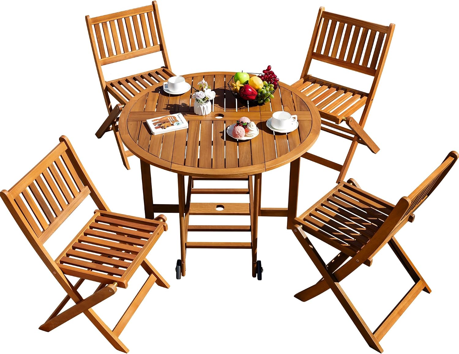 Conjunto de Móveis para Jantar - Outdoor Furniture Dining Set avaliação e preço