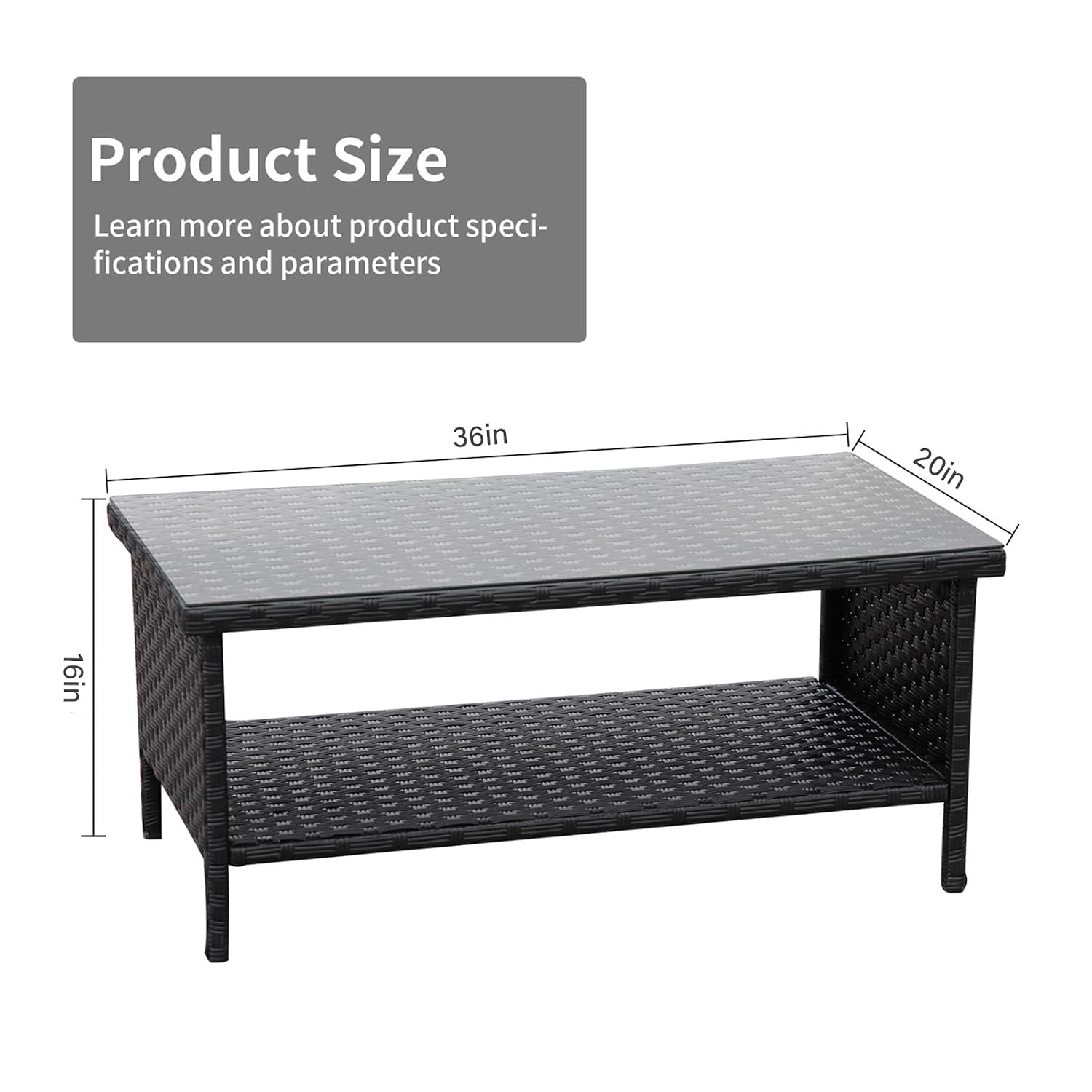 Mesa de Café de Vime para Exte - Outdoor Furniture With Storage avaliação e preço