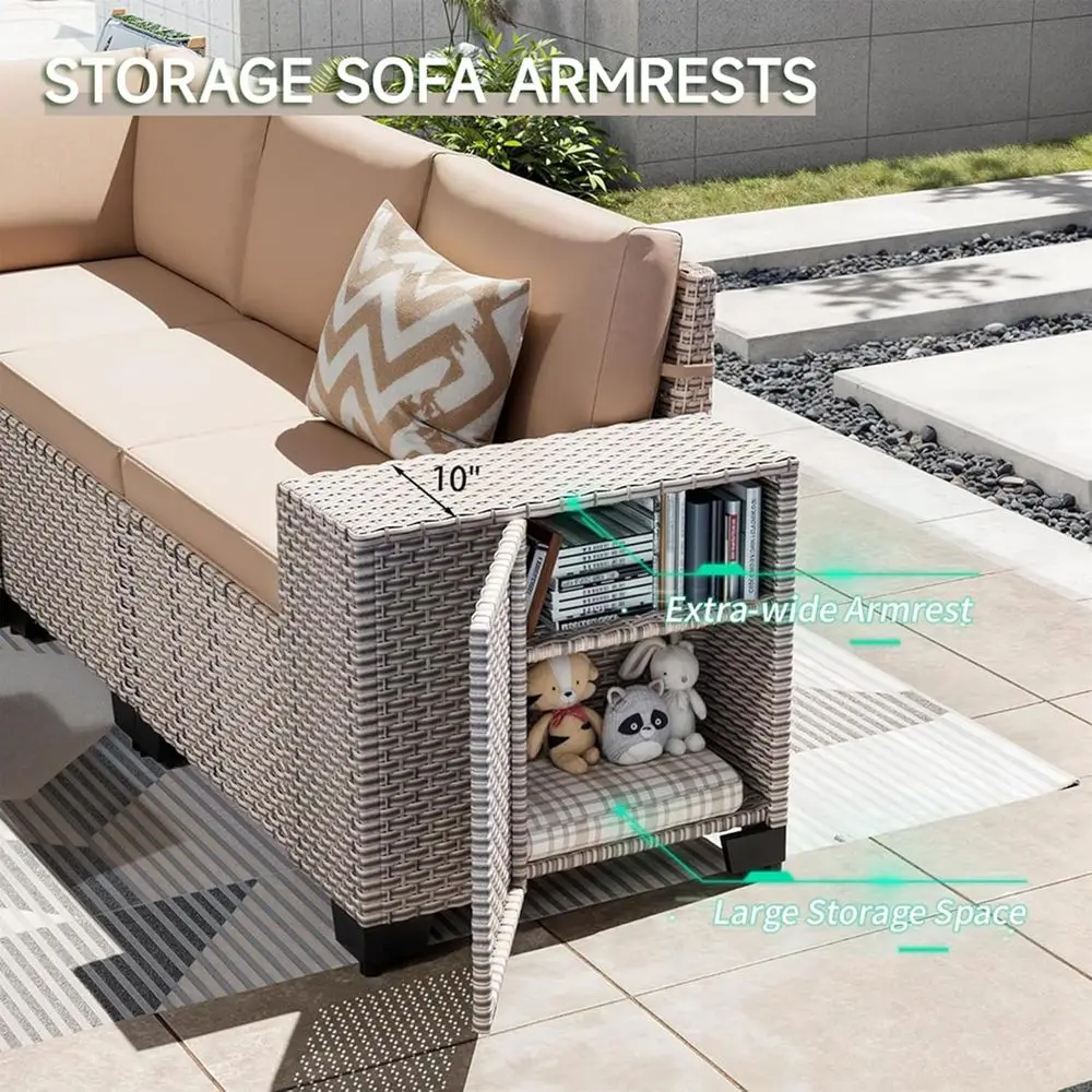 Conjunto de Móveis para Pátio  - Outdoor Furniture With Fire Pit avaliação e preço