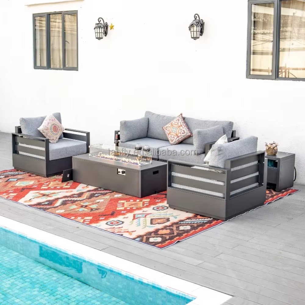 Conjunto de Móveis para Exteri - Outdoor Furniture With Fire Pit avaliação e preço