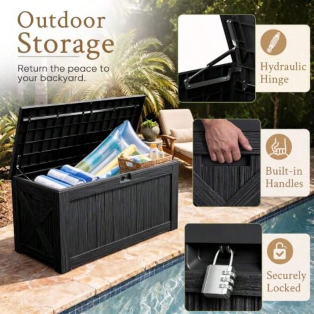 Caixa de Armazenamento Externa - Outdoor Furniture For Patio avaliação e preço