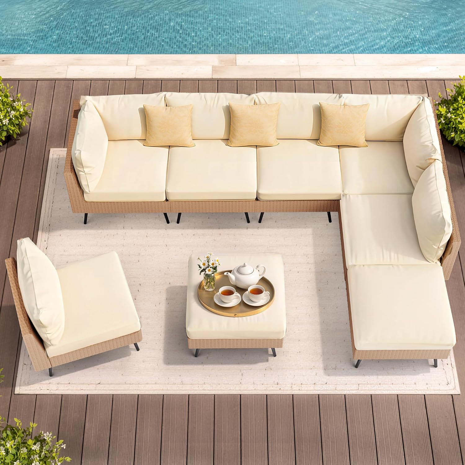 Conjunto de Móveis de Jardim e - Outdoor Furniture For Patio avaliação e preço