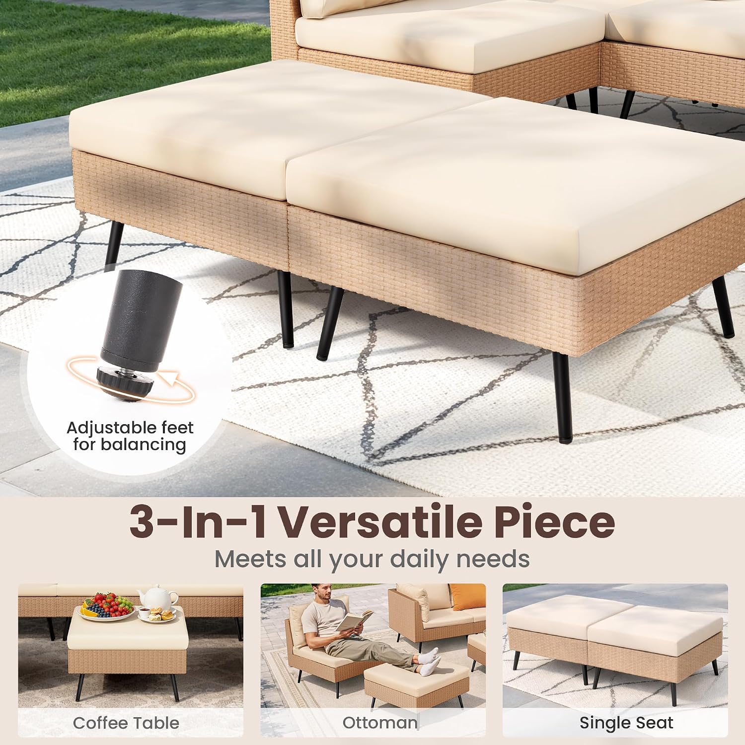 Conjunto de Móveis de Jardim e - Outdoor Furniture For Patio avaliação e preço