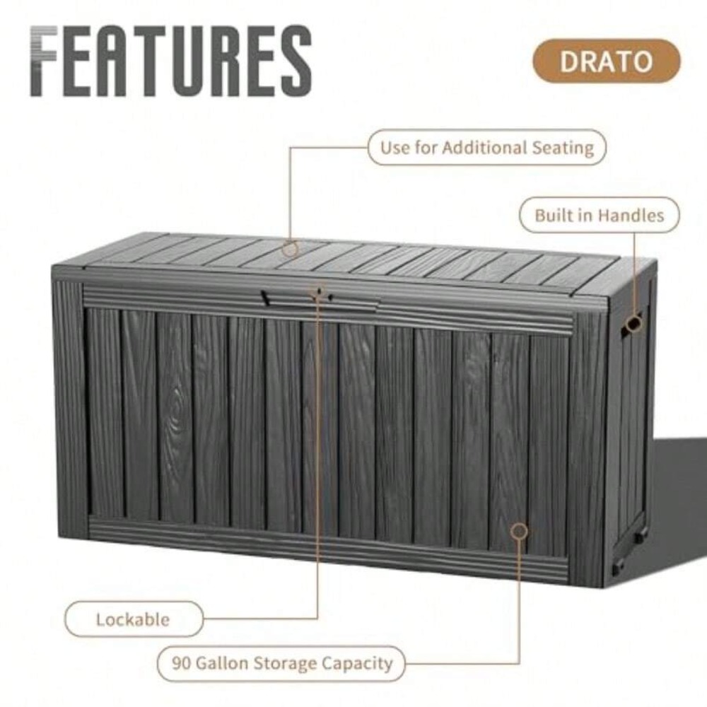 Caixa de Armazenamento Externa - Outdoor Furniture With Storage avaliação e preço