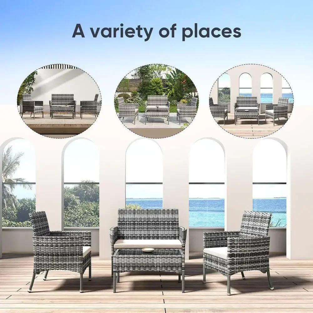 Conjunto de Móveis de Jardim e - Outdoor Furniture For Patio avaliação e preço