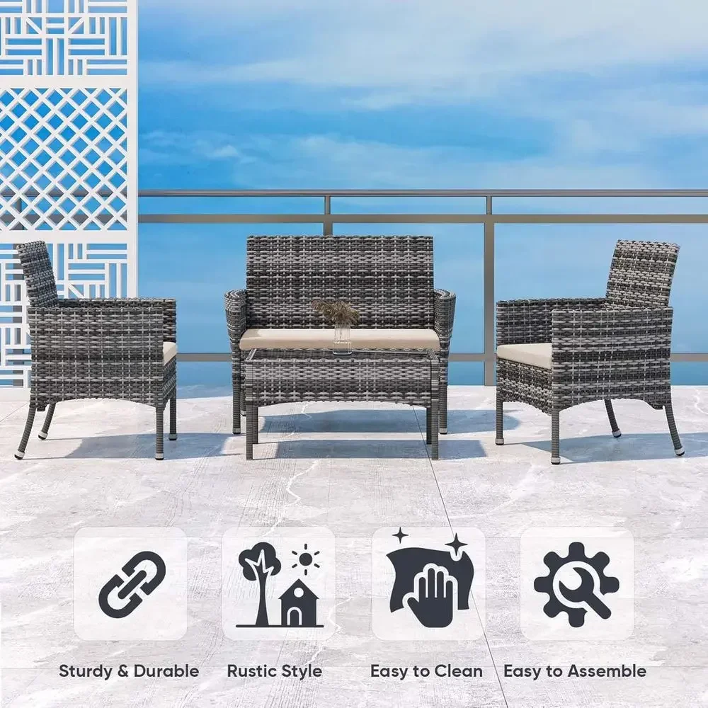 Conjunto de Móveis de Jardim e - Outdoor Furniture For Patio avaliação e preço